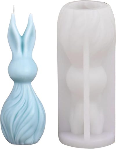 Easter Hare Gietvormen voor Silicones en Gips - Perfect voor Paasdecoraties en Geschenken