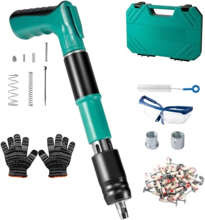 Spijkerapparaat - Nietmachine Tackers - Timmerwerk Maken - Krachtige Bevestiging - 34 cm - Zwart