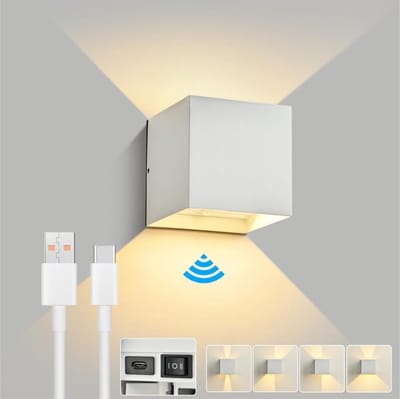 Solacis Wandlamp oplaadbaar - Wandlamp - Wandlamp oplaadbaar binnen - Wandlamp binnen - Must have voor in uw woning!