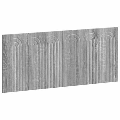 vidaXL - Wandgemonteerd - Hoofdbord - ALKMAAR - Grijs - Sonoma - Bewerkt - hout