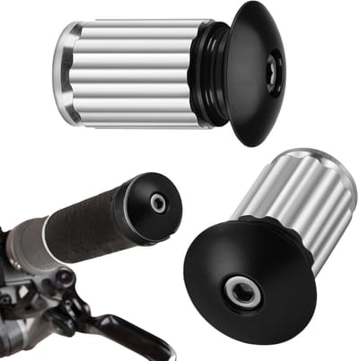 Stuur Eindkappen - Stuur Pluggen - Fietsen Verbeteren - Aluminium Legering - Standaard Diameter - Zwart