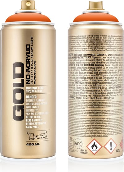 Montana GOLD S2010 Shock Orange spuitbus 400ml