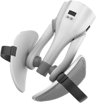 Dijtrainer - Heup trainer - Spierversteviging thuis - Verstelbare weerstand - 25.8 x 16.9 cm - Grijs