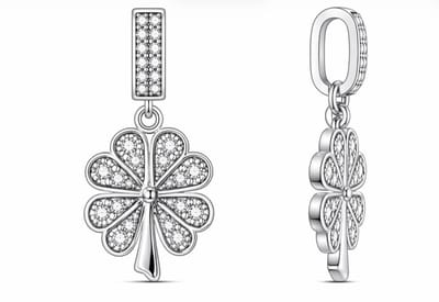 klaver Hanger met Zirkonia