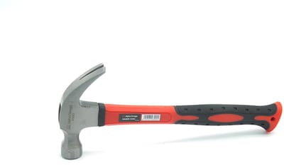 Alpha Omega® - Klauwhamer - 450 gram - Anti Slip Handgreep - Professionele Hamer voor Bouw en Klussen
