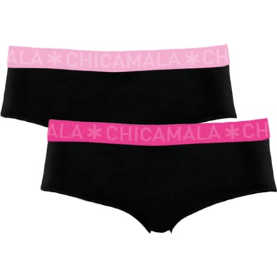 Chicamala – Meisjes Briefs – 2 Pack – Normale Lengte – Onderbroek Meisjes – Kinderkleding – Meisjes Ondergoed – 95% Katoen – Meisjeskleding