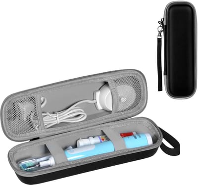 Ynkkvre - Reisetui - Elektrische Tandenborstel - Opbergdoos - Waterdichte bescherming - Compatibel Oral-B/Philips - Ingebouwd handvat - Compact ontwerp