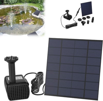 Zonne Fonteinpomp voor Tuinvijvers - Mini Mobiele Watereigenschap met Zonne-energie