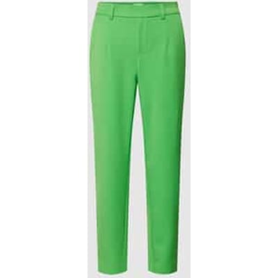 Slim fit stoffen broek met steekzakken, model 'Lisa'