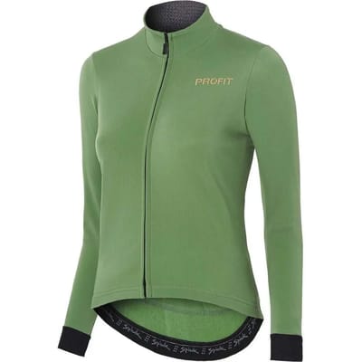 Spiuk Profit Cold&rain Winter Trui Met Lange Mouwen Groen M Vrouw