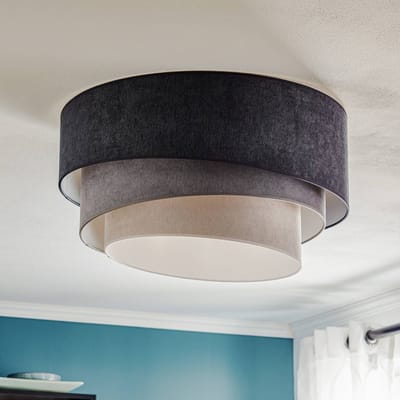 Duolla Plafondlamp Pastel Trio Ø 60 cm in 3 grijstinten