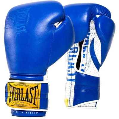Vetersluitingen bokshandschoenen Everlast 1910