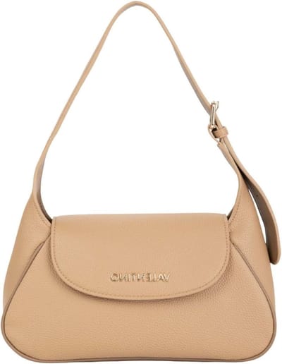 Schoudertas - Dames tas - Dagelijks gebruik - Stijlvol design - 27 cm breed - Beige