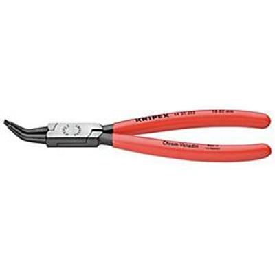 Knipex 44 31 J42 Precisie-borgveertang Geschikt voor borgringen Binnenringen 85-140 mm Puntvorm 45° gebogen