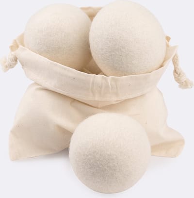Drogerballen 100% wol - 6 stuks - Wasdrogerballen - Wasbollen - Duurzaam - Gratis opbergzak