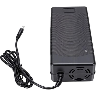 Chargeur Rapide 2A Compatible avec Evercross H5 H7 Vélo Électrique Adaptateur d'Alimentation Remplacement Chargeur Trottinette Protection contre la Surcharge gray