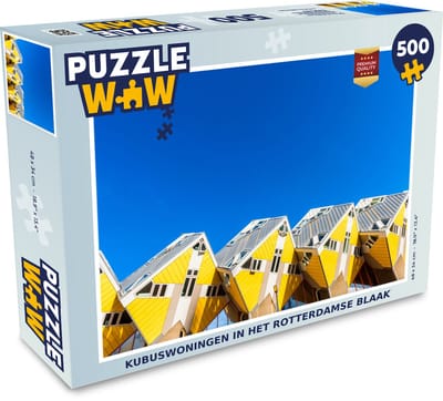 Puzzel Rotterdam - Kubus - Woning - Legpuzzel - Puzzel 500 stukjes