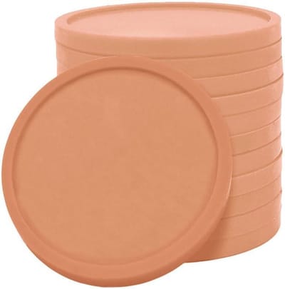 Plastic Munten - Consumptiemunten Speelmunten - Spelplezier Amusement - Gemaakt van Gerecycled Plastic - 500 stuks Ø 29 mm - Pasteloranje