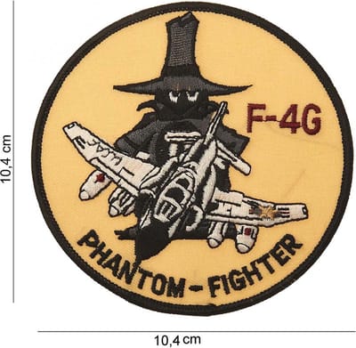 Embleem stof F-4G phantom fighter