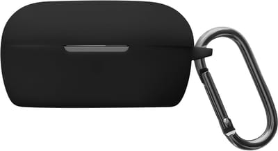 kwmobile cover voor oordopjes case - geschikt voor Bose QuietComfort Earbuds - Trendy beschermhoes draadloze oordopjes in zwart