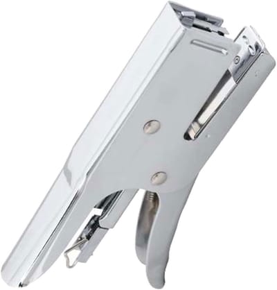 Tang Nietmachine - Handnietmachine Bureau - Papier Verwerken - Arbeidsbesparend Ontwerp - 16 x 1.8 x 7.5 cm - Zilver