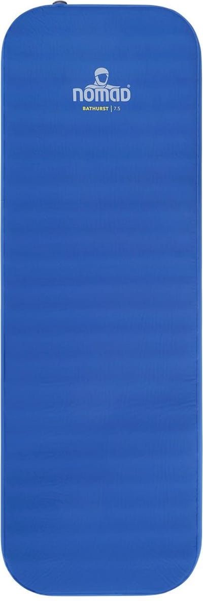 NOMAD® Bathurst 7.5 Slaapmat Zelfopblazend | 198 x 68 | 7.5 cm dikte | Blauw | Lichtgewicht | Comfort kamperen | Incl Hoes