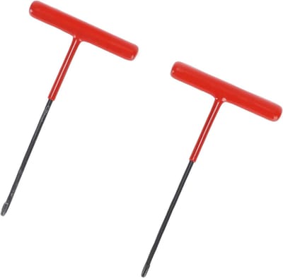 Veerhaak Gereedschap - Trekker Set - Onderdelen Monteren - Ergonomische T-greep - 2 Stuks - Zwart