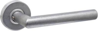 Intersteel Deurkruk Jura op rozet verdekt ø53x10mm rvs getrommeld
