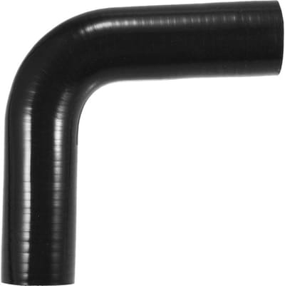 Universele 40mm Silicone Slang - Verbeterde doorstroming - Zwart