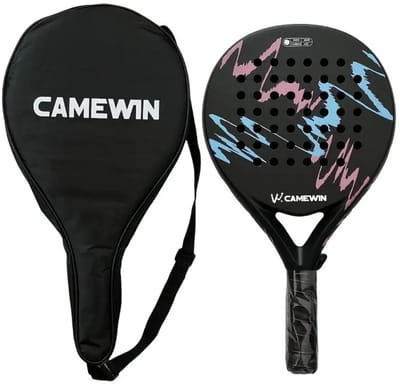 Nivard Padel Racket - Padelrackets - Padelracket - Roze/Blauw