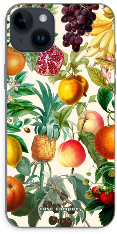 Case Company® - Hoesje geschikt voor iPhone 14 Plus hoesje - Classic Flora - Soft Cover Telefoonhoesje - Bescherming aan alle Kanten en Schermrand