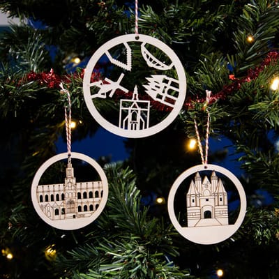 Kerstballen Haarlem Jouw Favoriete Stad in de Kerstboom City Shapes