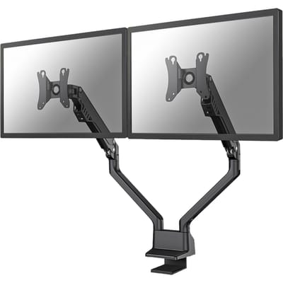 Neomounts FPMA-D750DBLACK2 Monitorarm 2 schermen - 10-32" - 2-8 kg/scherm - gasveer - 180°-stop - Topfix - zwart
