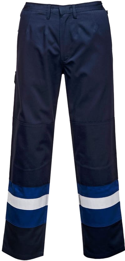 Portwest Bizflame Plus Broek FR56 - marine/korenblauw - L