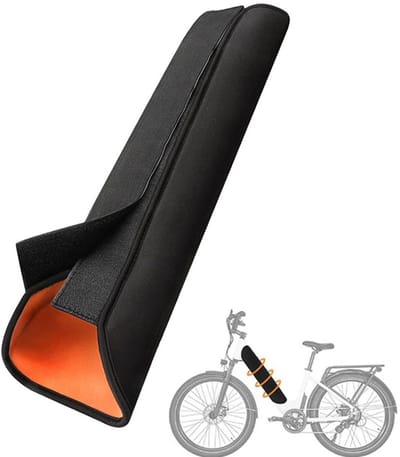 E-Bike Accu Beschermhoes - GeïNtegreerde Accuhoes - Integrated Battery Cover - Fietsaccu Beschermhoes - Accuhoes Electrische Fiets Of E-Bike - Fietsaccu Beschermhoes - Accuafdekking - Universeel - E-Bike Accu Beschermingsaccessoires - Zwart
