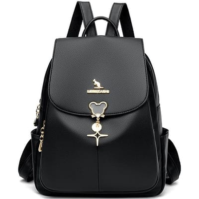 Dames Nieuw Trendy en Veelzijdig Koreaanse Stijl Modieus Leer Dames Rugzak Grote Capaciteit Reizen Schooltas Kleine Tas