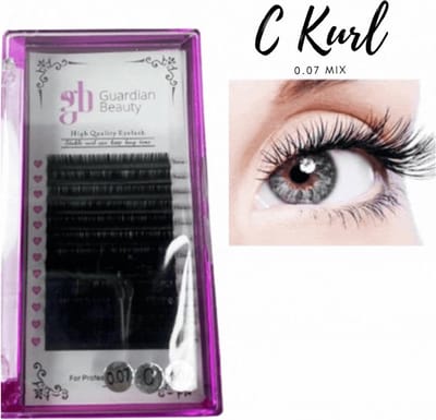Guardian Beauty Wimpers Extensions - Mix - 0.07 C Krul