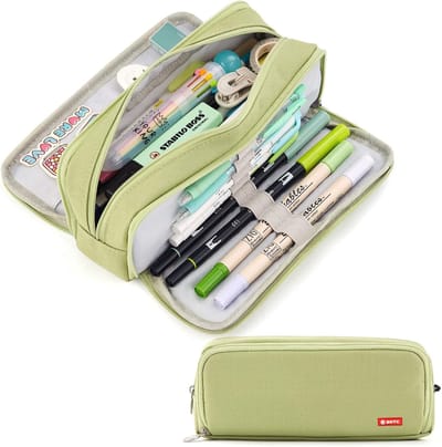 BOTC Etui - Pennenzak - Etui jongens - Etui meisjes - 24x8x11 cm - schoolspullen - etuis voor school - Groen