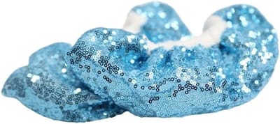Schaatsbeschermers - Hoezen Kunstschaatsen - Schaatsen Beschermen - Zacht Ademend Pluche - 40 cm - Blauw