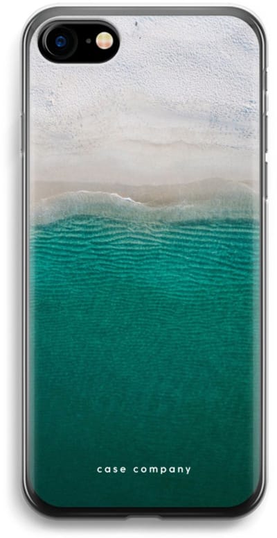 Case Company® - Hoesje geschikt voor iPhone SE 2020 hoesje - Stranded - Soft Cover Telefoonhoesje - Bescherming aan alle Kanten en Schermrand
