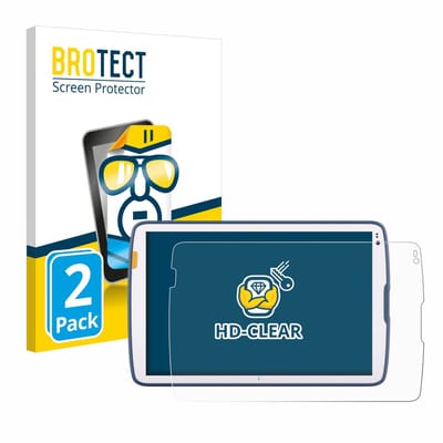 BROTECT - Screenprotector voor Zebra ET45 10.1" - Folie Beschermfolie transparant 2 Stuks