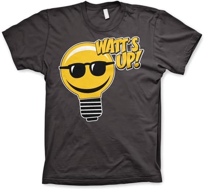 Hybris Watt's Up! T-shirt donkergrijs