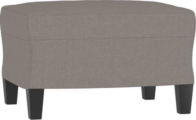 vidaXL - Voetenbank - 60x50x41 - cm - stof - taupe