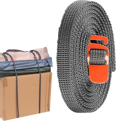 Spanbanden - Bevestigingsriemen - Outdoor Vastzetten - Verstelbare Gesp - 250 x 1 cm - Oranje