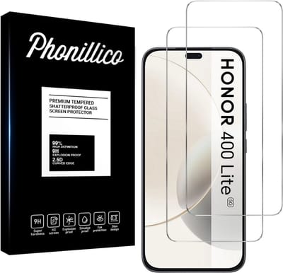Screenprotector geschikt voor Honor 400 Lite 5G - 2 stuks Beschermglas van glas Transparante glazen schermbeschermfolie