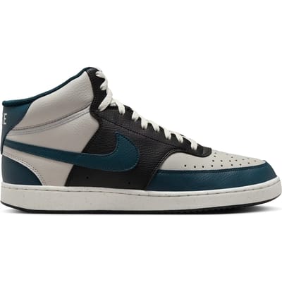 Nike Court Vision Mid Next Nature Light Iron Ore Armory Navy Heren Sneakers Crème Phantom Zwart DN3577-004 44 gray