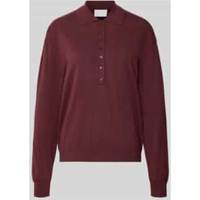 Gebreide pullover met ribboorden