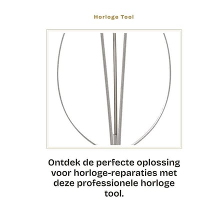 Dailygoods- Horloge Gereedschap Nauwkeurige Werking - Horloge Tool - Wijzer Verwijderaar - Reparatie Kit - Professioneel Materiaal - Zorgvuldige Bescherming