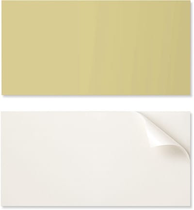 Vinyl wandpaneel voor moderne interieurdecoratie, 100x50 cm, geel