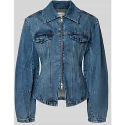 Jeansjack van katoenmix model 'Melu'